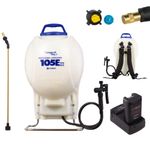 Sprayers Plus 105Ex Effortless Backpack Sprayer - 20V Lithium Long Battery Life with High Grade Seals & O-Ring, Brass Wand & Nozzle