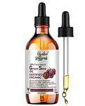 Hydra Naturals Grapeseed Oil | Cold Pressed & Unrefined | Premium Quality Natural Moisturizer for Skin & Hair | Lightweight & Fast-Absorbing | Perfect for Massage, Aromatherapy Oil 120ml