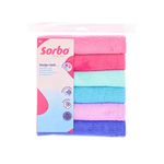 Sorbo Pack of 6 Extra Large Microfibre Cleaning Cloths, Multipurpose Cleaning Towels, Streak-free, Super Absorbent and Washable Cloth Duster Suitable for Car Cleaning, House, Kitchen, Windows