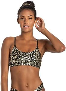 Sporti Walsh Dynasty Mar Bella Strappy Bikini Top, Gold, Medium