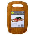 Luciano, Classic Bamboo Cutting Board, 12.6 x 7.87 inches, Beige