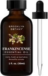 Brooklyn Botany Frankincense Essential Oil – 100% Pure and Natural – Premium Grade Oil with Dropper - for Aromatherapy and Diffuser - 1 Fl Oz