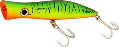 Halco RP135#H52 135 Roosta Popper, Fluorescent Green