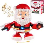 WHIMSYLAND Twerking Santa Claus with Music, Singing and Dancing Animated Electric Christmas Toys for Kids, Moving Christmas Decorations