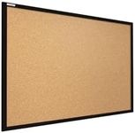 ALLboards Cork Board with Wooden Na