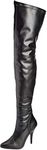 Pleaser SEDUCE-3000 Blk Str Faux Leather UK 4 (EU 37)