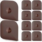 Pan Scraper, 10 Pcs Pot Scraper, Pan Scraper Plastic, Multifunctional Scraper Tool for Kitchen, Non-Slip, Food Safe, High Heat Resistant