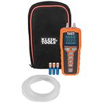 Klein Tools ET180 Digital Manometer, Air and Gas Pressure Tester, Differential Dual Port Pressure Gauge, Large LCD Display with Backlight