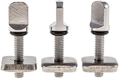 Santa Barbara Surfing SBS - No Tool Stainless Steel Fin Screw for Longboard and SUP - 3 Pack