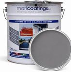 marlcoatings Heavy Duty Hardwearing Polyurethane Concrete Industrial (20L Mid Grey) Semi Gloss Floor Paint, Great for Garages, Car showrooms, Factories and Many other uses.