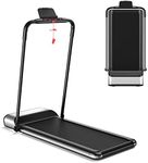 GOPLUS Ultra-Thin Electric Folding Treadmill, Installation-Free Design, Low Noise Perfect for Home Use
