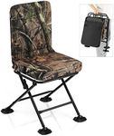 GYMAX Hunting Chair, 360 Degree Swi