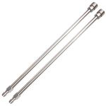 Hourleey 2 Pack 17 Inch Pressure Washer Wand, Stainless Steel Body and Fitting with 1/4" Quick Connect Power Washer Lance for Power Wash