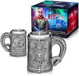 Dragon Glassware x Red One Krampus Stein - Official Merchandise - Stainless Steel Insulated Beer Mug - 17 oz