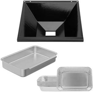 66035 Grease Tray for Weber Genesis II 200 Series, Genesis II E/S 210 E/S240(2017 and newer) Genesis II LX E/S240, Replacement Parts with 83156 93305 Catch Pan and 10 PCS Aluminum Drip Pan Liners