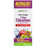 Detox Cleanse, Purely Inspired 7 Day Cleanse and Detox Pill, Acai Berry Cleanse, Whole Body Cleanse Detox for Women & Men, Body Detox with Senna Leaf & Digestive Enzymes, 42 Acai Berry Capsules