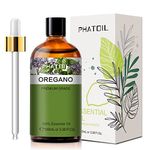 PHATOIL Oregano Essential Oil 100ML, Pure Premium Grade Oregano Essential Oils for Diffuser, Humidifier, Aromatherapy, Candle Making