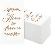 100 Pack White Napkins for Wedding 