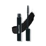 BELLAVITA Intense Drama Waterproof Mascara, Lengthening & Volumising Mascara, Curl Lock Formula, Smudge-Proof, Jet Black, 8 ml