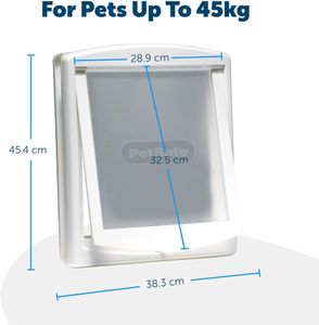 PetSafe Staywell Large Cat Flap – White Pet Door