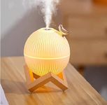 Jiya Enterprise Portable USB 330ml Cool Mist Humidifiers Colorful Light Mini 3d Moon Lamp Ultrasonic Home Room Air Humidifier Lark humidifier