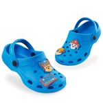 Paw Patrol Boys Clogs with Removable Rubber Charms - Boys Gifts (Blue, 10 UK)