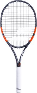 Babolat Boost S Prestrung Tennis Racket – Lightweight, 1/4 Grip, Red/Black/White