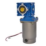 High Torque DC Worm Gear Motor 12V 24V 90V 120W Permanent Magnet Motor with Gearbox for Windows Door Opener