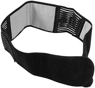 Totority Lower Back Brace Support Waist Support Belt, Adjustable Elastic Self-Heating Magnetic Back Waist Support Lumbar Brace Belt Double Pull Strap Lower Massager Magnetic Waist Belt