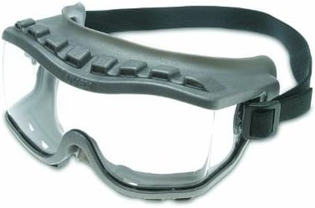 Uvex S3800 Strategy Safety Goggles, Gray Body, Clear Uvextra Anti-Fog Lens, Direct Vent, Fabric Headband