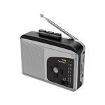 Tobo Portable Cassette Players & Recorders, AM FM Radio Walkman Cassette Player Convert to MP3 by Micro SD Card, Built-in Mic and Speaker for Voice Recorder (Ezcap-234) TD-984CA