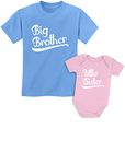 Sibling Shirts Set for Brothers and Sisters Boys & Girls Gift Set Kids Shirt California Blue/Baby Pink Kids Shirt 4T / Baby Newborn