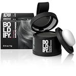 BOLDIFY Hairline Powder Instantly Conceals Hair Loss, Root Touch Up Hair Powder, Hair Toppers for Women & Men, Hair Fibers for Thinning Hair, Root Cover Up, Stain-Proof 48 Hour Formula (Dark Grey)