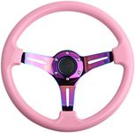 Classic Pink Racing Steering Wheel 