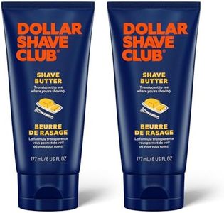 Dollar Shave Club Butter, For Sensitive Skin, A Translucent Shaving Cream & Gel Alternative, Designed Gentle Glide, Helps To Fight Razor Bumps and Ingrown Hairs (Pack of 2), Blue