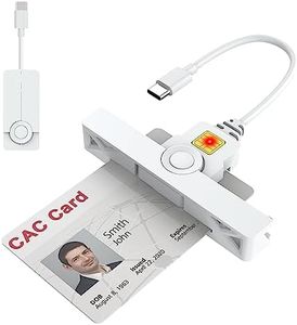 USB Smartfold Type C CAC Reader, USB C DOD Military USB Common Access CAC Smart Card Reader and ID CAC Card Reader,Compatible with Mac Os, Windows,Linux(Mini Foldable and Portable Type C) New