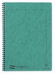 Clairefontaine - Ref 4863Z - Europa Notemaker Sidebound Notebook (120 Pages) - A4 Size, 90gsm Brushed Vellum Paper, Micro-Perforated Sheets, Lined Rulings - Green