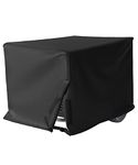 SHINESTAR Generator Cover for 3000-5000 Watt Portable Generators, for Westinghouse, Champion, WEN, DuroMax, and More, Heavy Duty Waterproof 600D Polyester, 26 x 20 x 20 Inch, Black