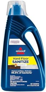 Bissell Hard Floor Sanitize Formula, 2504L, 80 Fl Oz CrossWave & Spinwave, Use on Sealed Hard Floors, Orange Bloosom