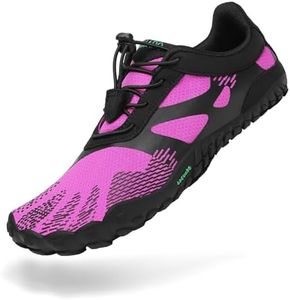 SAGUARO Barefoot Shoes Women Wide Toe Box Trail Running Shoe Womens for Walking Gym Training Sneakers Size 10 Women/8 Men