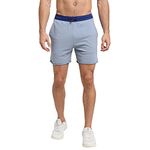 USI Uni Style Image Men's Relax Fit Shorts: Color Dull Blue Small