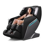 Giantex Massage Chair Full Body, SL Track Massage Recliner Zero-Gravity Massage Chair w/Voice Control, LED Lights, Magnet & Heat Therapy, Air Bag, Foot Roller, Thai Yoga Stretch, Home Office Use