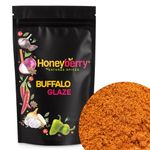 Buffalo Glaze 200g - BBQ Rubs and Seasoning for Meat Chicken Beef Pork Lamb Fish Burger Sausage Cheese Vegetable Tofu - All Purpose Dried Spices Powder Blend - Mixed Barbecue Rub Grill Marinade