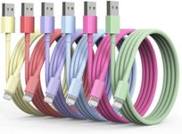 iPhone Charger Cord Apple MFi Certified 6Pack (3/3/6/6/6/10 FT) Long Lightning Cable Fast Charging High Speed Transfer Cord Compatible with iPhone 14 13 12 11 Pro Max XR XS X 8 7 6 Plus SE iPad More