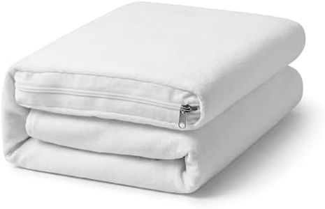 King Size Mattress Protector Bed Bug Waterproof Zippered Cover - Hypoallergenic Premium Quality Encasement Protects Against Liquids, Dust - Breathable, Noiseless