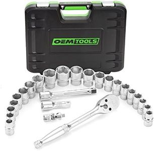 26 Piece 1/2" Dr. Ratchet and Socket Set