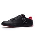 U.S. POLO ASSN. Mens Ramus Black Sneaker - 8 UK (2FD22564Z01)