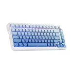 MechLands AJAZZ AK820 MAX Upgraded Gasket-Mounted Wireless Mechanical Keyboard, BT5.0/2.4GHz/USB-C Gaming Keyboard, with 5-Layer Padding, Flex-Cut PCB, FR4 Plate, RGB Backlights for Win/Mac (Blue)