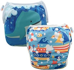 ALVABABY Swim Nappies Diapers Boys Reuseable Adjustable One Size 2pcs Baby Gifts SWD36-41-AU
