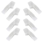 Wadoy RV Gutter Spouts, White/Universal Size to Protect The Top of The RV in Rainy Days, Directs Rainwater Away from Your RV, RV Rain Gutter Spouts（4 Left & 4 Right）